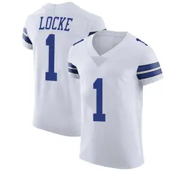 Nike P.J. Locke Dallas Cowboys Men's Elite White Vapor Untouchable Jersey