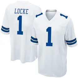 Nike P.J. Locke Dallas Cowboys Men's Game White Jersey