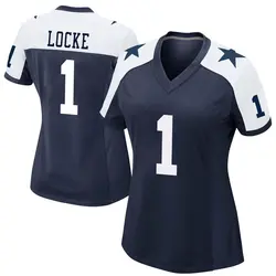 Nike P.J. Locke Dallas Cowboys Women's Game Navy Alternate Jersey