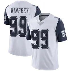 Perrion Winfrey Dallas Cowboys Men's Limited White Color Rush Vapor Untouchable Jersey