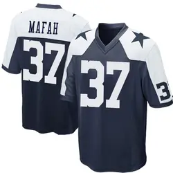 Nike Phil Mafah Dallas Cowboys Men's Game Navy Blue Throwback Jersey