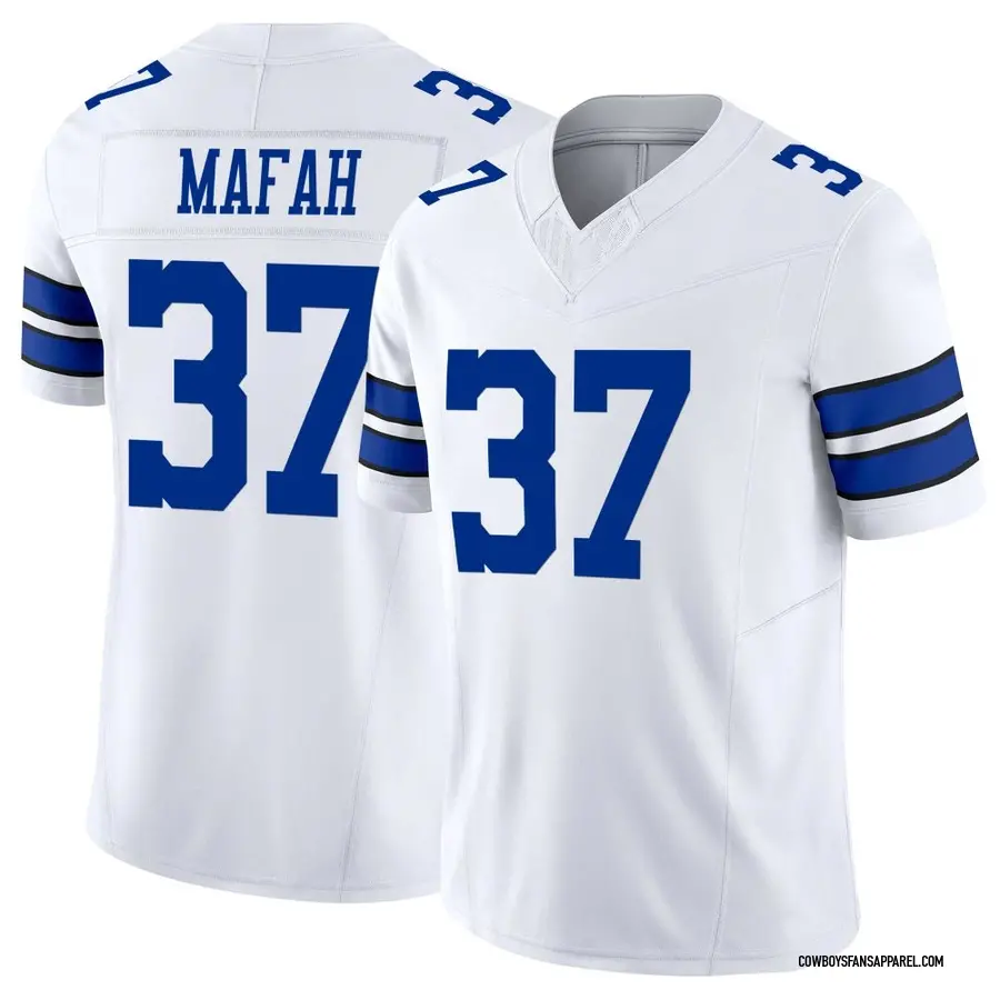 Nike Phil Mafah Dallas Cowboys Men's Limited White Vapor F.U.S.E. Jersey