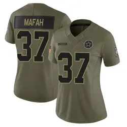 Nike Phil Mafah Dallas Cowboys Women's Limited Olive 2025 Salute to Service Jersey