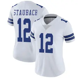 Nike Roger Staubach Dallas Cowboys Women's Limited White Vapor Untouchable Jersey