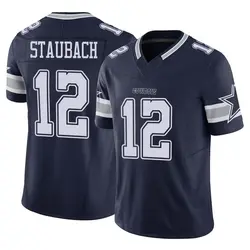 Nike Roger Staubach Dallas Cowboys Youth Limited Navy Vapor F.U.S.E. Jersey