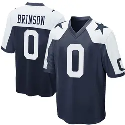 Nike Romello Brinson Dallas Cowboys Youth Game Navy Blue Throwback Jersey