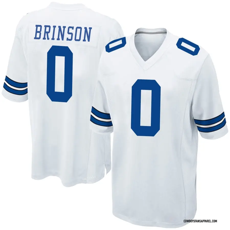 Nike Romello Brinson Dallas Cowboys Youth Game White Jersey