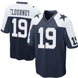 Nike Ryan Flournoy Dallas Cowboys Youth Game Navy Blue Throwback Jersey