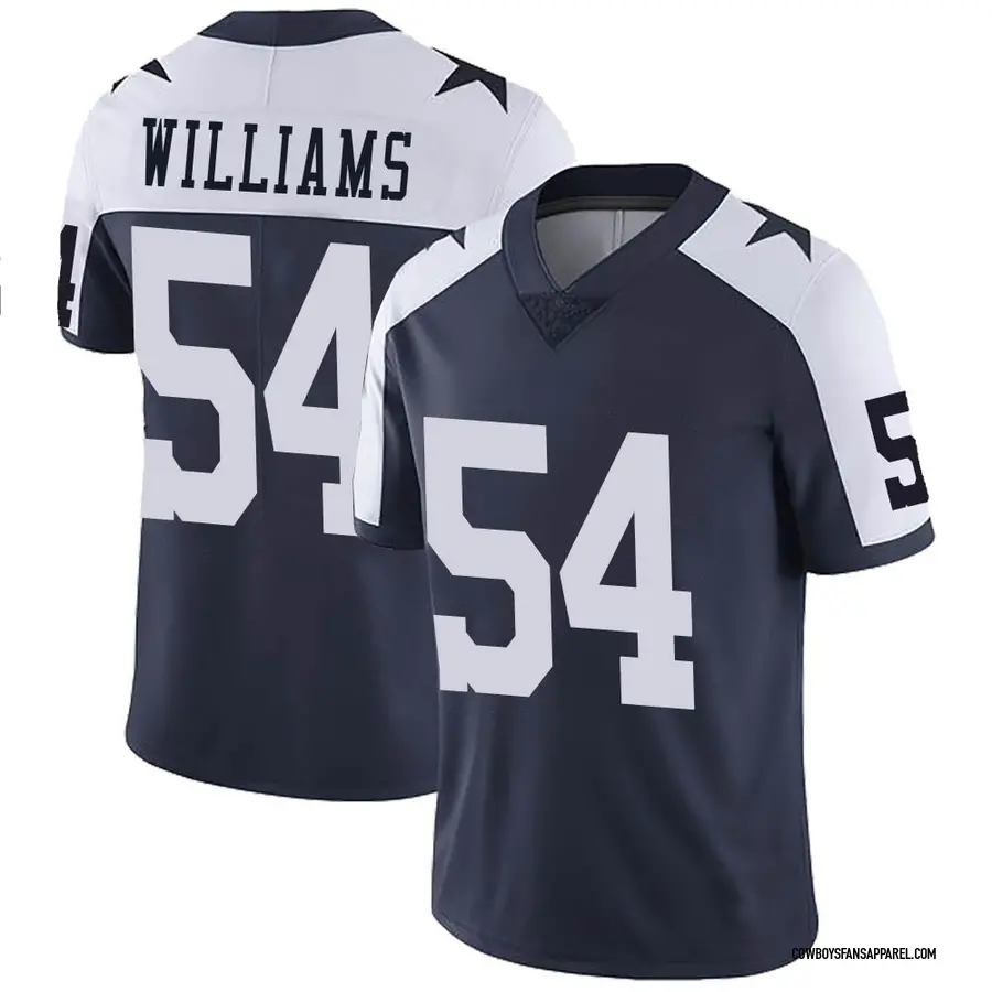 Nike Sam Williams Dallas Cowboys Youth Limited Navy Alternate Vapor Untouchable Jersey