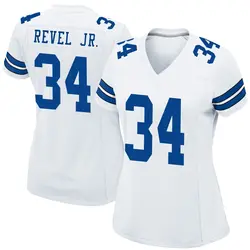 Nike Shavon Revel Jr. Dallas Cowboys Women's Game White Jersey