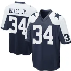 Nike Shavon Revel Jr. Dallas Cowboys Youth Game Navy Blue Throwback Jersey