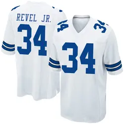 Nike Shavon Revel Jr. Dallas Cowboys Youth Game White Jersey