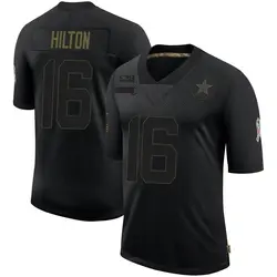 Nike T.Y. Hilton Dallas Cowboys Men's Limited Black 2020 Salute To Service Jersey