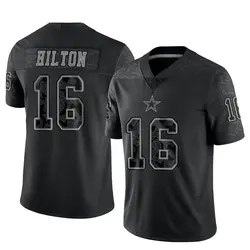 Nike T.Y. Hilton Dallas Cowboys Men's Limited Black Reflective Jersey