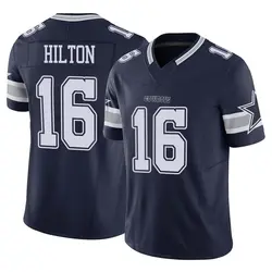 Nike T.Y. Hilton Dallas Cowboys Men's Limited Navy Vapor F.U.S.E. Jersey
