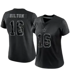 Nike T.Y. Hilton Dallas Cowboys Women's Limited Black Reflective Jersey