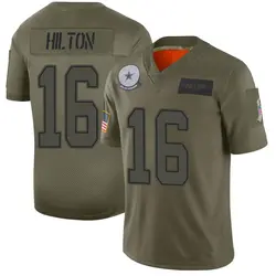 Nike T.Y. Hilton Dallas Cowboys Youth Limited Camo 2019 Salute to Service Jersey