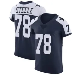 Nike Terence Steele Dallas Cowboys Men's Elite Navy Alternate Vapor Untouchable Jersey