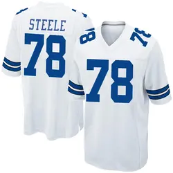 Nike Terence Steele Dallas Cowboys Men's Game White Jersey