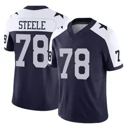 Nike Terence Steele Dallas Cowboys Men's Limited Navy Alternate Vapor F.U.S.E. Jersey