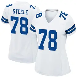 Nike Terence Steele Dallas Cowboys Women's Game White Jersey