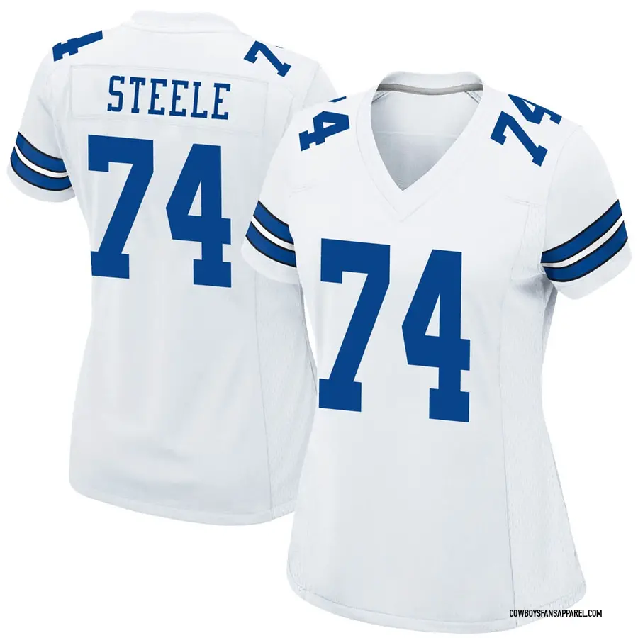 Nike Terence Steele Dallas Cowboys Women's Game White Jersey