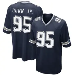 Nike Tommy Dunn Jr. Dallas Cowboys Men's Game Navy Team Color Jersey