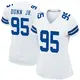 Nike Tommy Dunn Jr. Dallas Cowboys Women's Game White Jersey