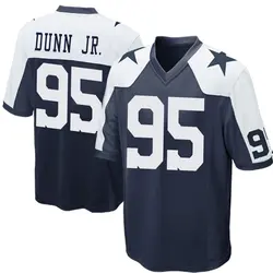 Nike Tommy Dunn Jr. Dallas Cowboys Youth Game Navy Blue Throwback Jersey