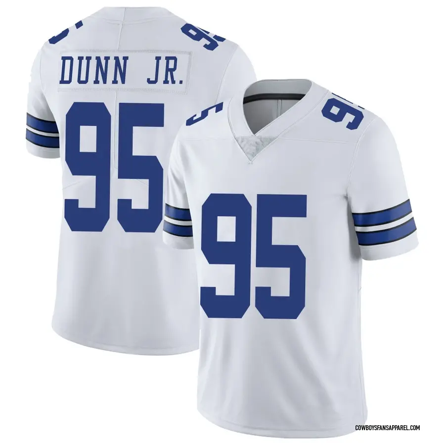 Nike Tommy Dunn Jr. Dallas Cowboys Youth Limited White Vapor Untouchable Jersey