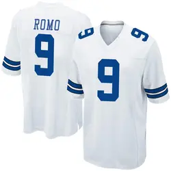 Tony Romo Dallas Cowboys Men's Game White Jersey