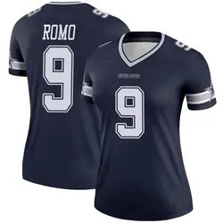 Nike Tony Romo Dallas Cowboys Women's Legend Navy Jersey