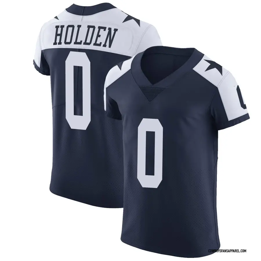 Nike Traeshon Holden Dallas Cowboys Men's Elite Navy Alternate Vapor Untouchable Jersey