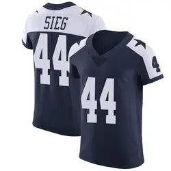 Trent Sieg Dallas Cowboys Men's Elite Navy Alternate Vapor Untouchable Jersey