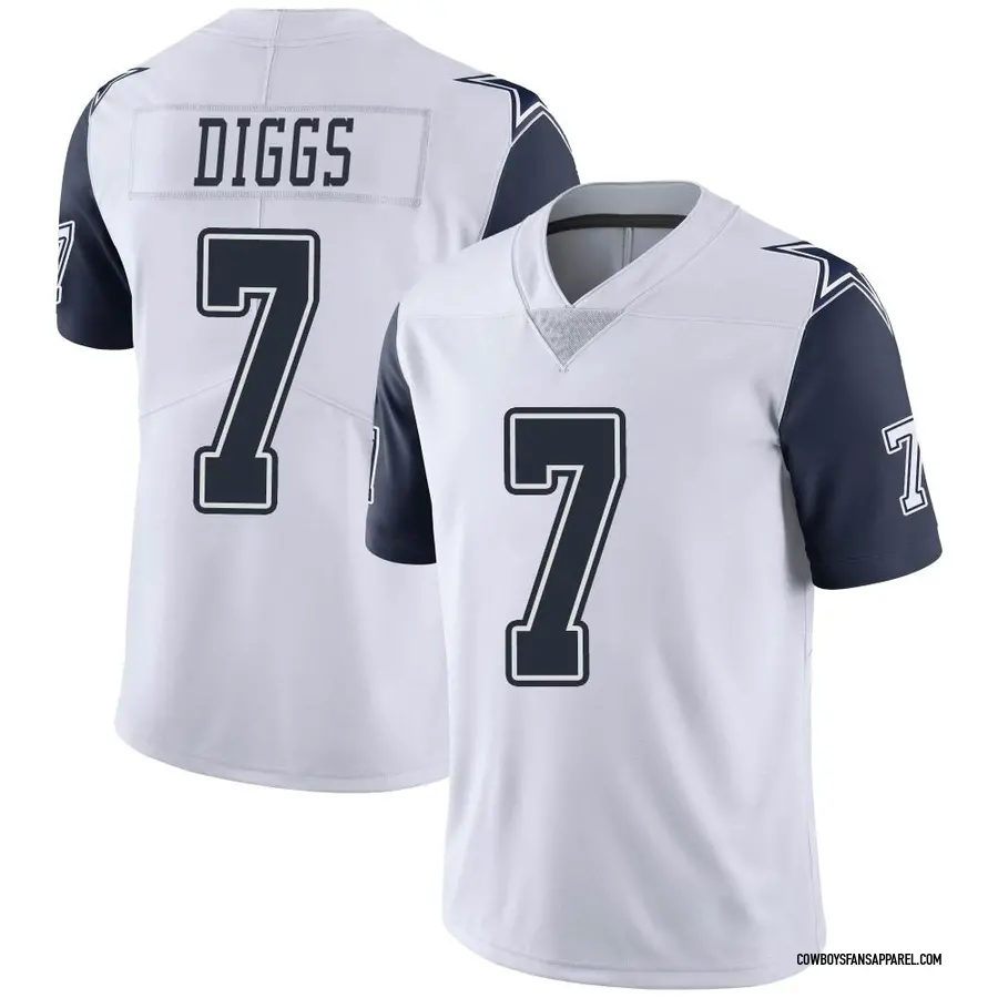 Nike Trevon Diggs Dallas Cowboys Men s Limited White Color Rush Vapor Untouchable Jersey