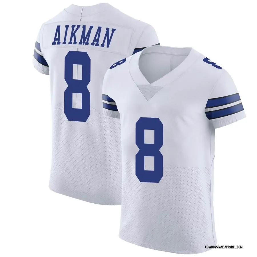 Nike Troy Aikman Dallas Cowboys Men's Elite White Vapor Untouchable Jersey