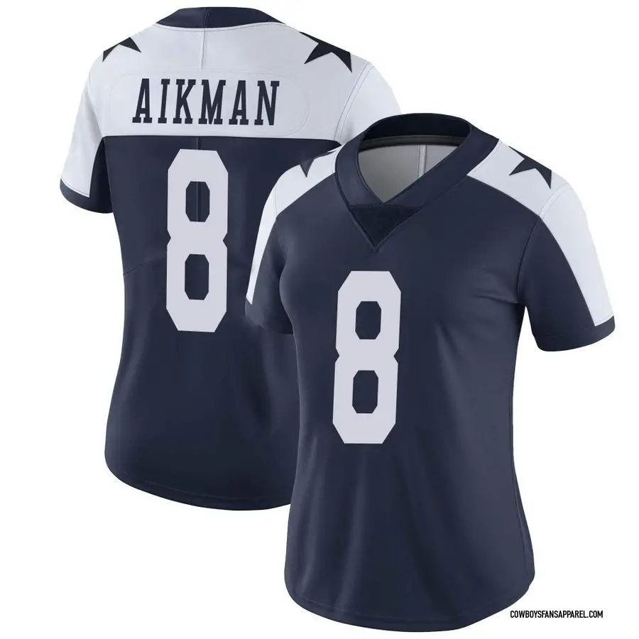 Nike Troy Aikman Dallas Cowboys Women's Limited Navy Alternate Vapor Untouchable Jersey
