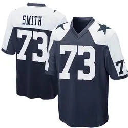 Nike Tyler Smith Dallas Cowboys Men's Game Navy Blue Throwback Jersey