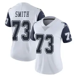 Nike Tyler Smith Dallas Cowboys Women's Limited White Color Rush Vapor Untouchable Jersey