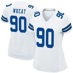 Nike Tyrus Wheat Dallas Cowboys Women's Game White Jersey