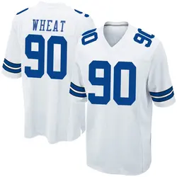 Nike Tyrus Wheat Dallas Cowboys Youth Game White Jersey