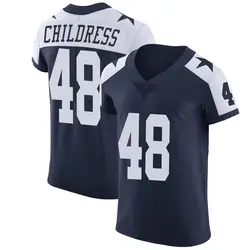 Nike Zion Childress Dallas Cowboys Men's Elite Navy Alternate Vapor Untouchable Jersey