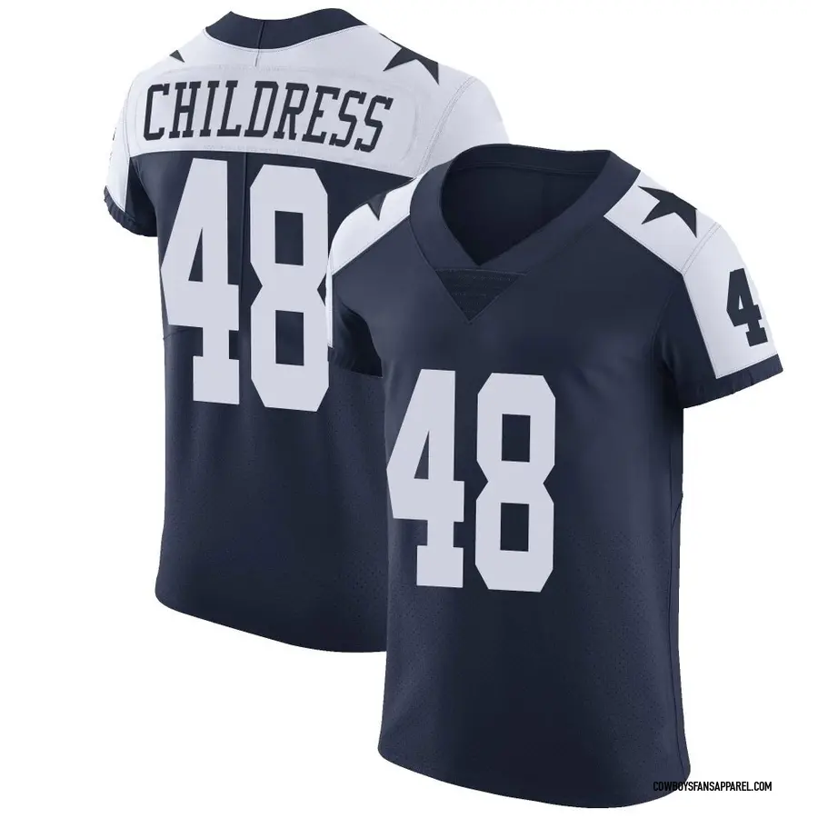 Nike Zion Childress Dallas Cowboys Men's Elite Navy Alternate Vapor Untouchable Jersey